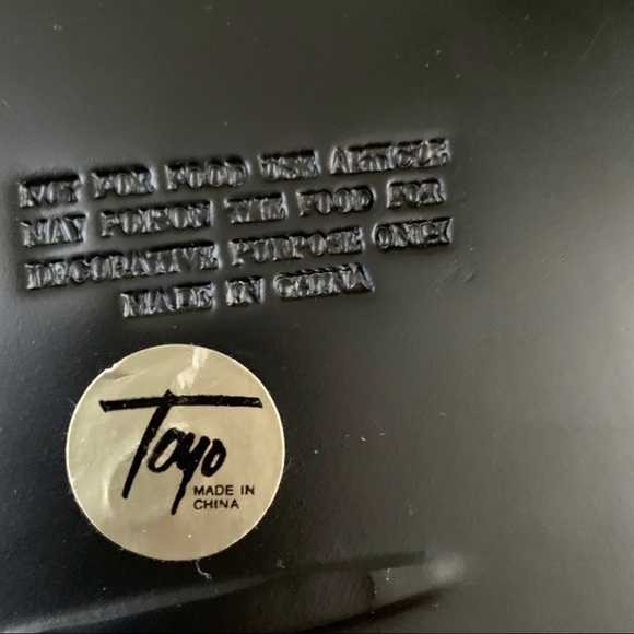 Moss or sage green and black Decorative vanity tray or display, 9.5  in. square - Picture 3 of 7